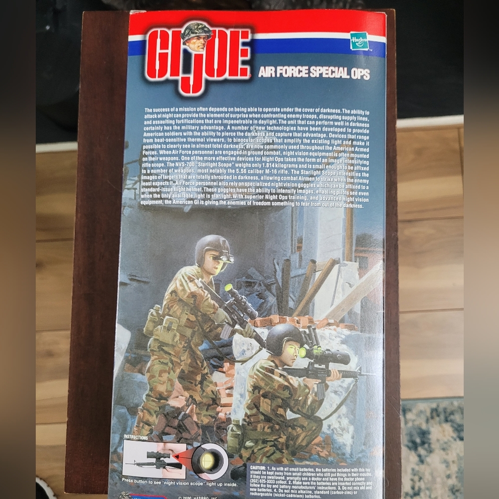 Hasbro 2000 G.I. Joe Air Force Special Ops USAF Soldier 12” Figure - Picture 4 of 8